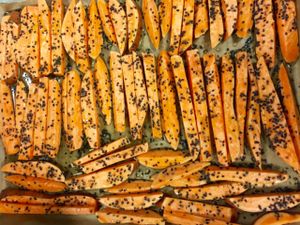 Süsskartoffeln sind die Gutkartoffeln unter den Gutmenschen ;-) at Rebella Bex Cafe in Munich