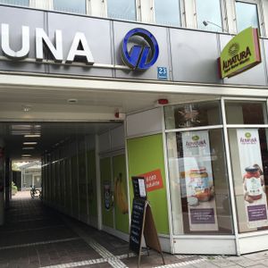 outside at Rebella Bex Cafe in Munich