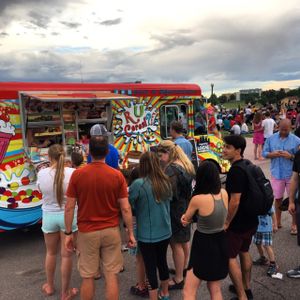 At Jazz in the Park at R U Cereal Food Truck in Denver