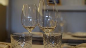 interior at Level Veggie Bistro in Madrid