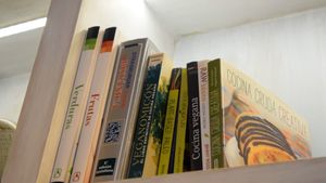 interior at Level Veggie Bistro in Madrid