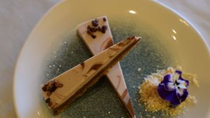 raw cake at Level Veggie Bistro in Madrid