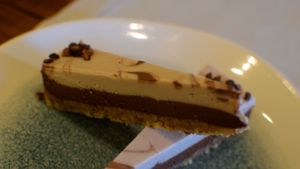 raw cake at Level Veggie Bistro in Madrid