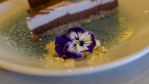 raw cake at Level Veggie Bistro in Madrid