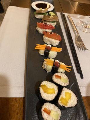   at Level Veggie Bistro in Madrid