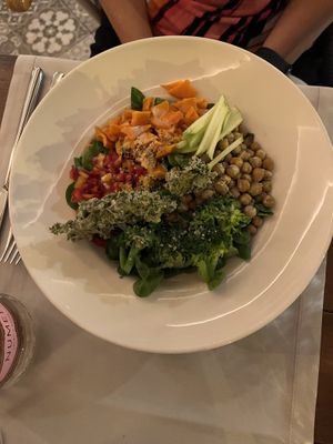   at Level Veggie Bistro in Madrid