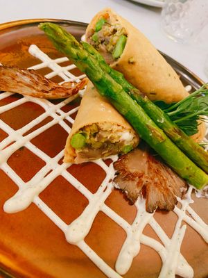 Crepe relleno  at Level Veggie Bistro in Madrid