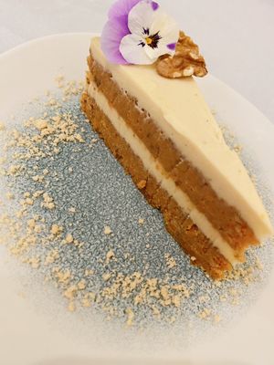 Tarta de zanahoria   at Level Veggie Bistro in Madrid