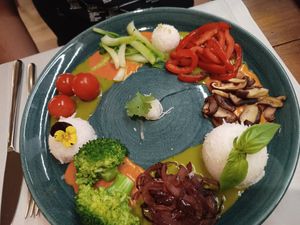  at Level Veggie Bistro in Madrid