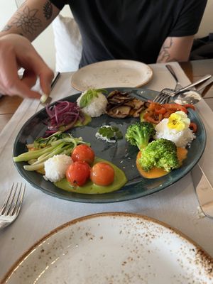   at Level Veggie Bistro in Madrid