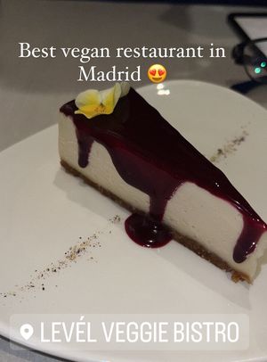   at Level Veggie Bistro in Madrid
