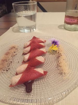 Strawberry Kisses  at Level Veggie Bistro in Madrid