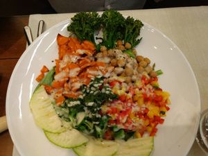 Budha bowl at Level Veggie Bistro in Madrid