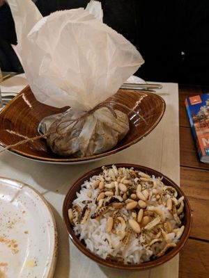 Level Madrid Mushroom in papaer at Level Veggie Bistro in Madrid