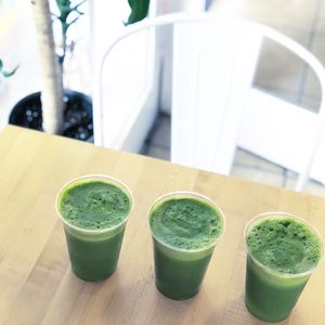 build your own custom green juice!  at The Juice Place in Charlottesville