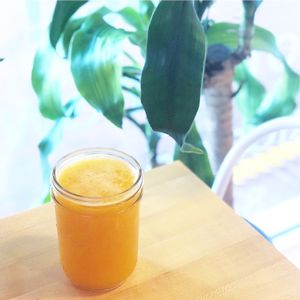 fresh squeezed oj or grapefruit juice!  at The Juice Place in Charlottesville