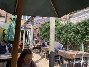 Courtyard Garden  at White's Bakehouse in Bridlington