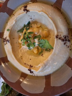 Hummus at The Cedar Tree in Dublin