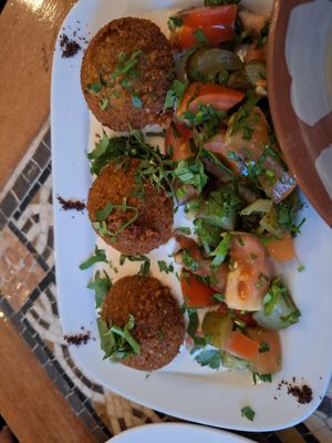 Falafel at The Cedar Tree in Dublin