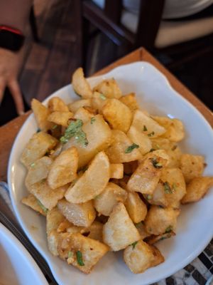 Side of potatoes at The Cedar Tree in Dublin
