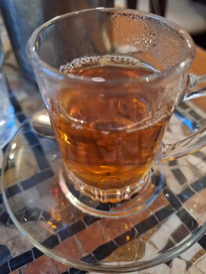 Mint tea at The Cedar Tree in Dublin