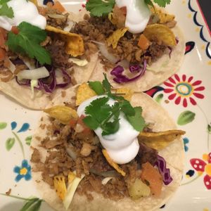 Delicious 'mince' wraps at Green Time in Auckland