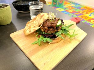 Awesome Burger at Green Time in Auckland