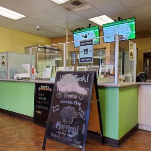 Inside at Vegan Fresh in Loma Linda