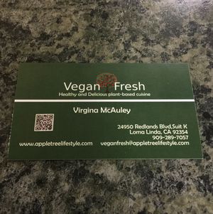 contact info at Vegan Fresh in Loma Linda