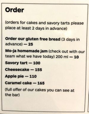 Menu 5 of 11, July 2021 at Mo-Ja Cafe in Krakow