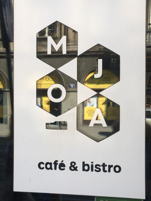 Outside  at Mo-Ja Cafe in Krakow