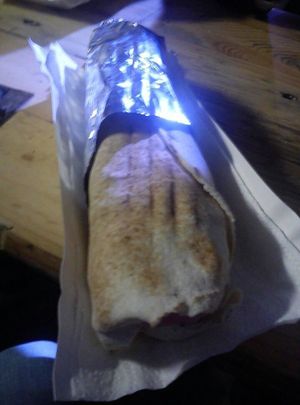 falafel wrap at Mazaya Falafel - Grzegorzecka in Krakow