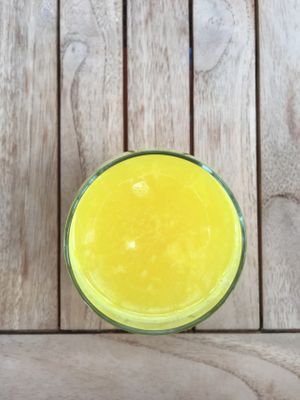 Fresh Squeezed Orange Juice made at the Greenhouse Isla Verde at The Greenhouse at Isla Verde in Boquete