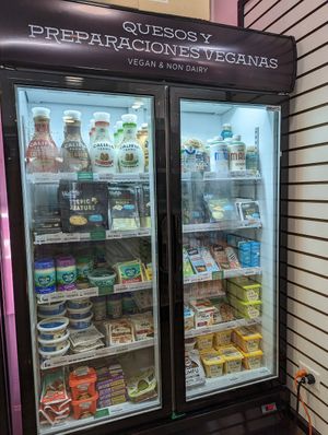 So many good vegan products! at Organica in Boquete