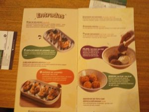 Menu at GreenGo Batel in Curitiba