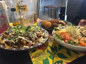 Nachos. Falafels. Buddha bowl  at GreenGo Batel in Curitiba
