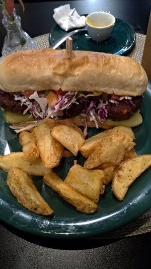 Falafel at GreenGo Batel in Curitiba
