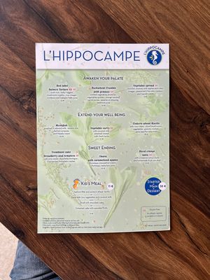 Menu   at Le Relais de Roy - L'Hippocampe in Le Mont-saint-michel
