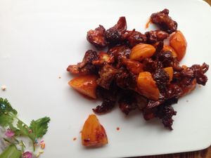 ... at Zhong Lian Vegetarian in Lijiang