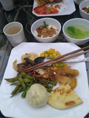 Great value for money, can't go hungry here at Zhong Lian Vegetarian in Lijiang