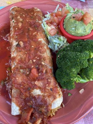 Sam-Fran ‘N Cisco’s Burrito  at Sam Diegos in Hyannis