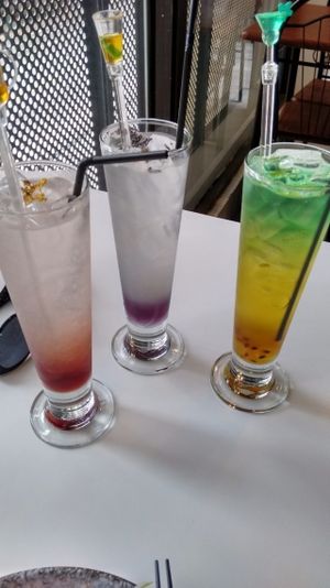 Magical soft drinks, real effort made. at Jiu Pin Lian in Central Singapore