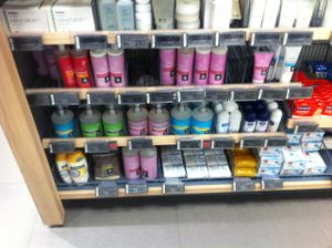 Shampoo, soaps, cremes at Irma in Copenhagen