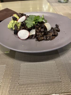 Chicharrón de Portobello  at Vegan Inc - Miyana in Mexico City