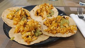 Taccos at Vegan Inc - Miyana in Mexico City