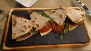 sandwich capresse at Vegan Inc - Miyana in Mexico City