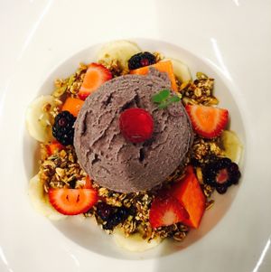 breakfast  at Vegan Inc - Miyana in Mexico City