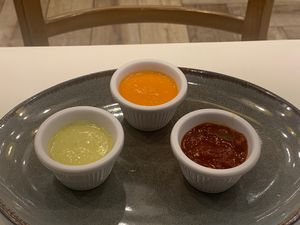 Salsas  at Vegan Inc - Miyana in Mexico City
