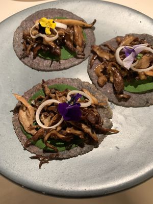 Tacos at Vegan Inc - Miyana in Mexico City