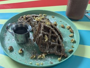  at Waffle Monkey in Tamarindo